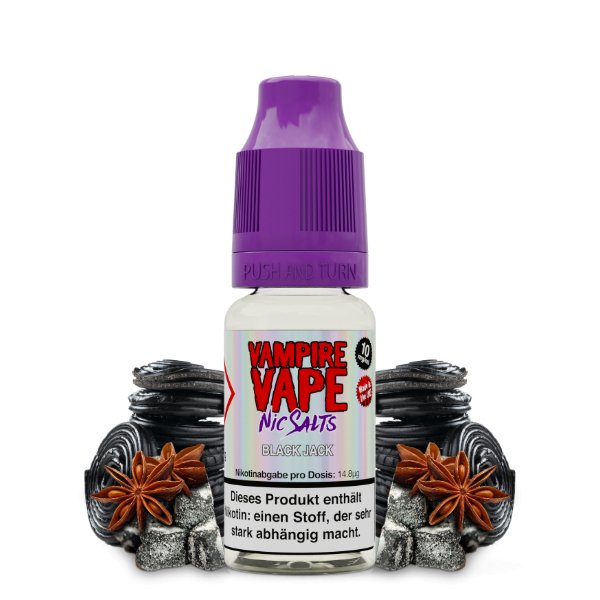 Vampire Vape Black Jack Nikotinsalz Liquid