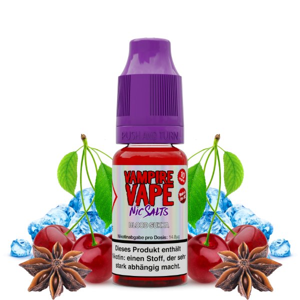 Vampire Vape Blood Sukka Nikotinsalz Liquid