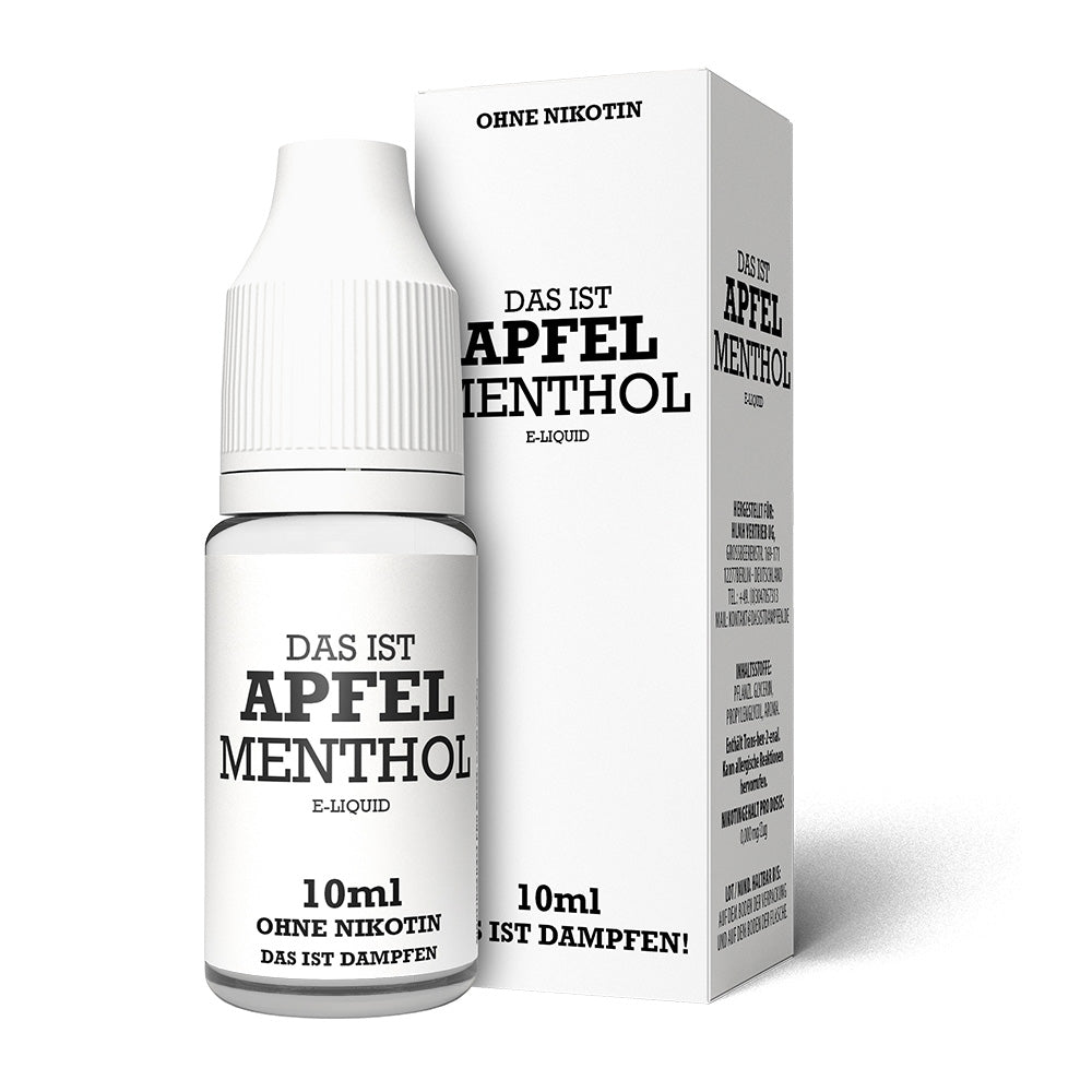 Das ist Dampfen Apfel Menthol Liquid