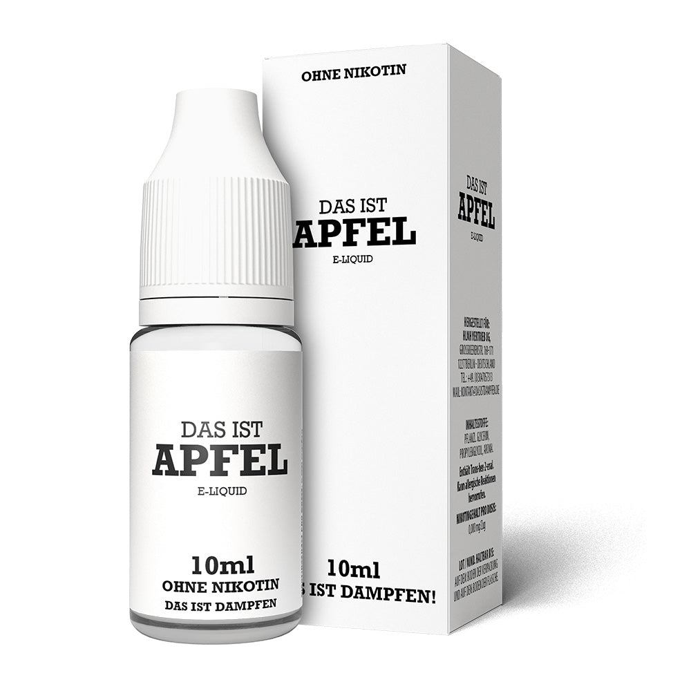 Das ist Dampfen Apfel Liquid