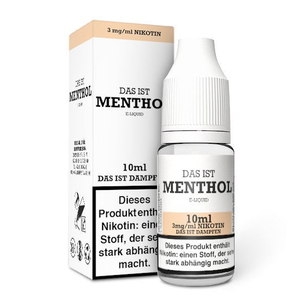 Das ist Dampfen Menthol Liquid