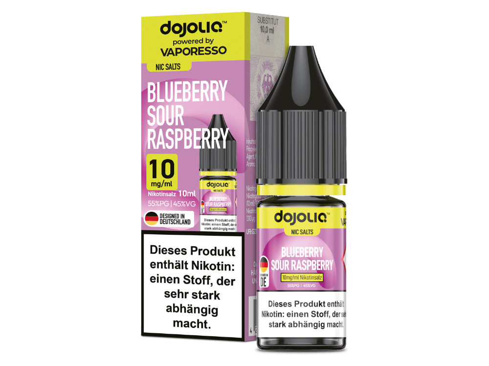 Dojoliq Blueberry Sour Raspberry Nikotinsalz Liquid