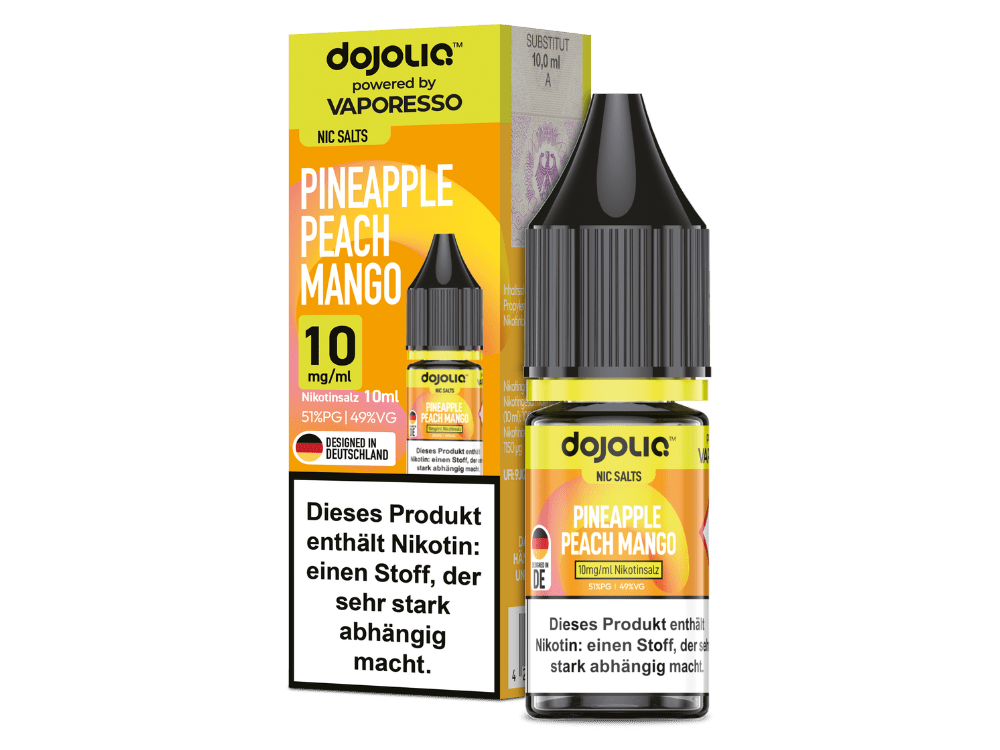 Dojoliq Pineapple Peach Mango Nikotinsalz Liquid