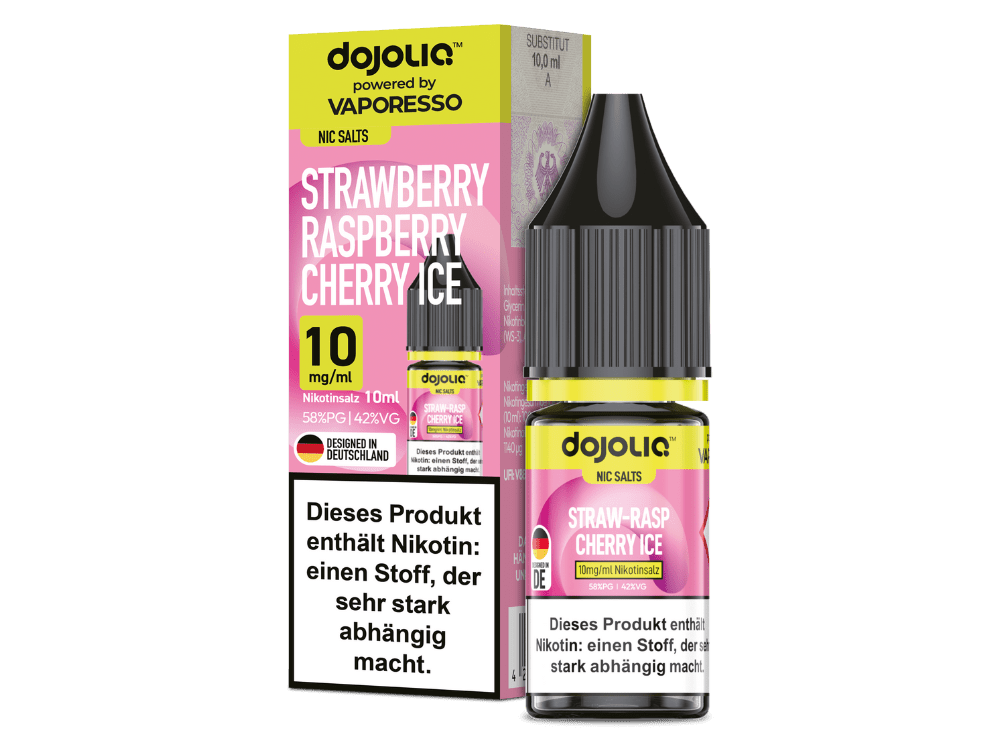 Dojoliq Strawberry Raspberry Cherry Ice Nikotinsalz Liquid
