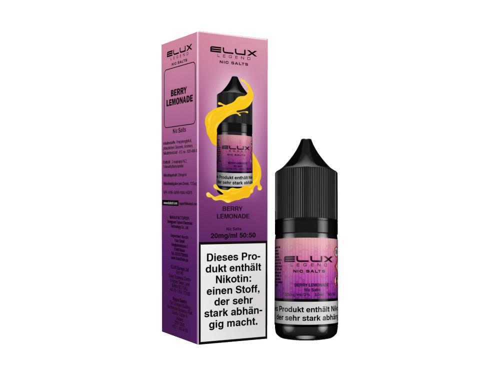 Elux Nikotinsalz Liquid Berry Lemonade
