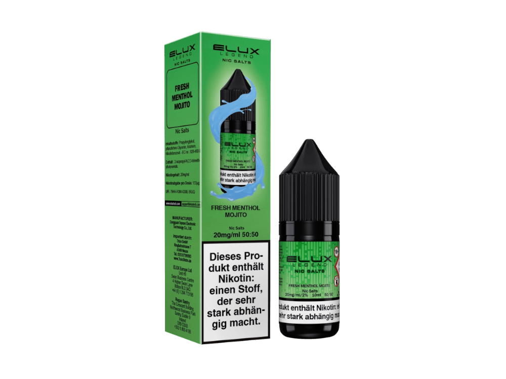 Elux Nikotinsalz Liquid Fresh Menthol Mojito