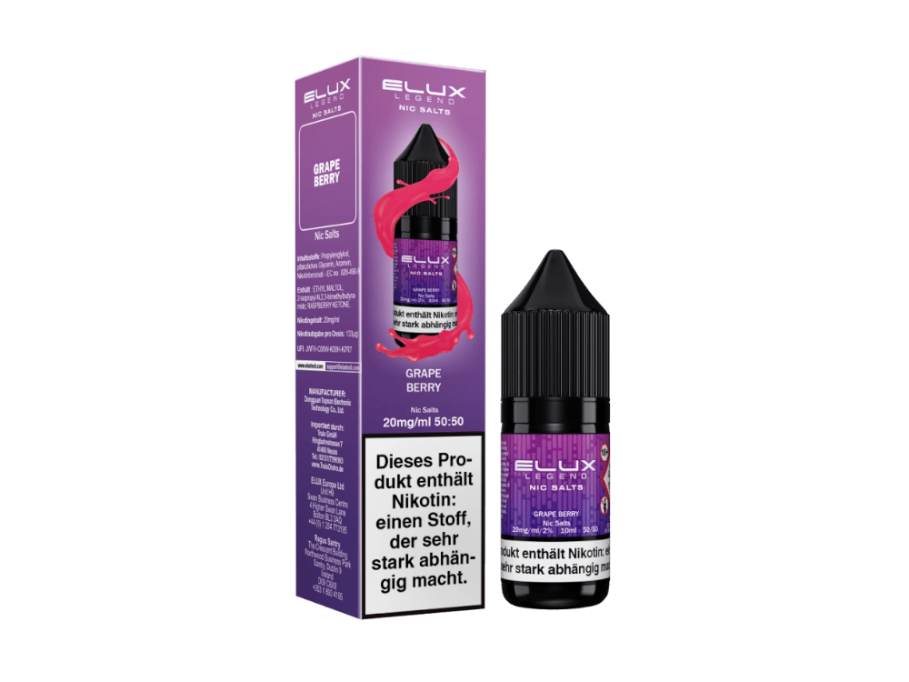 Elux Nikotinsalz Liquid Grape Berry