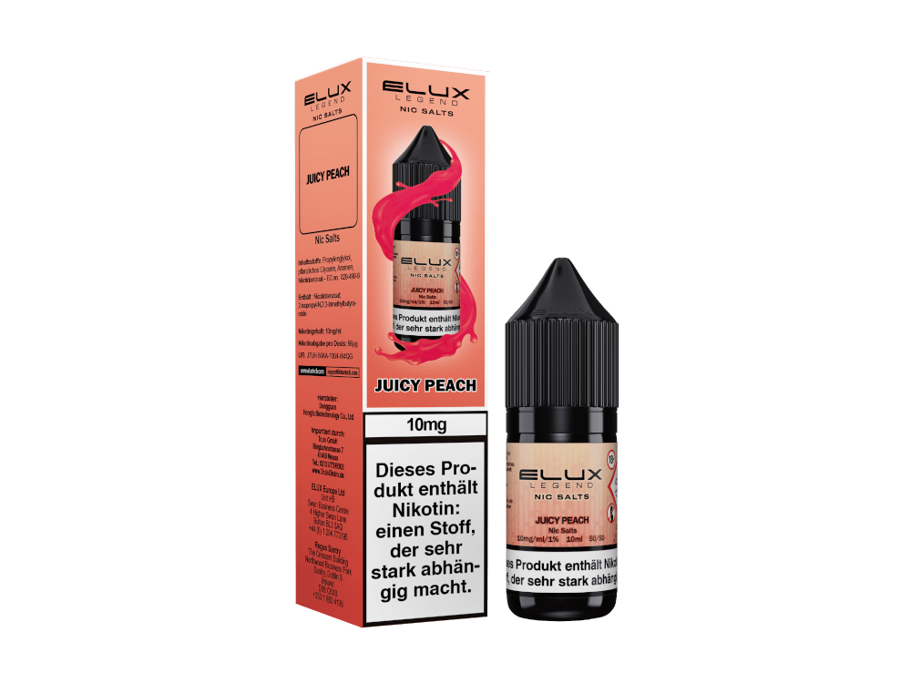 Elux Nikotinsalz Liquid Juicy Peach