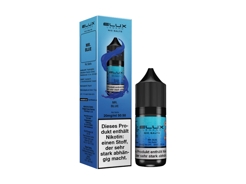 Elux Nikotinsalz Liquid Mr Blue