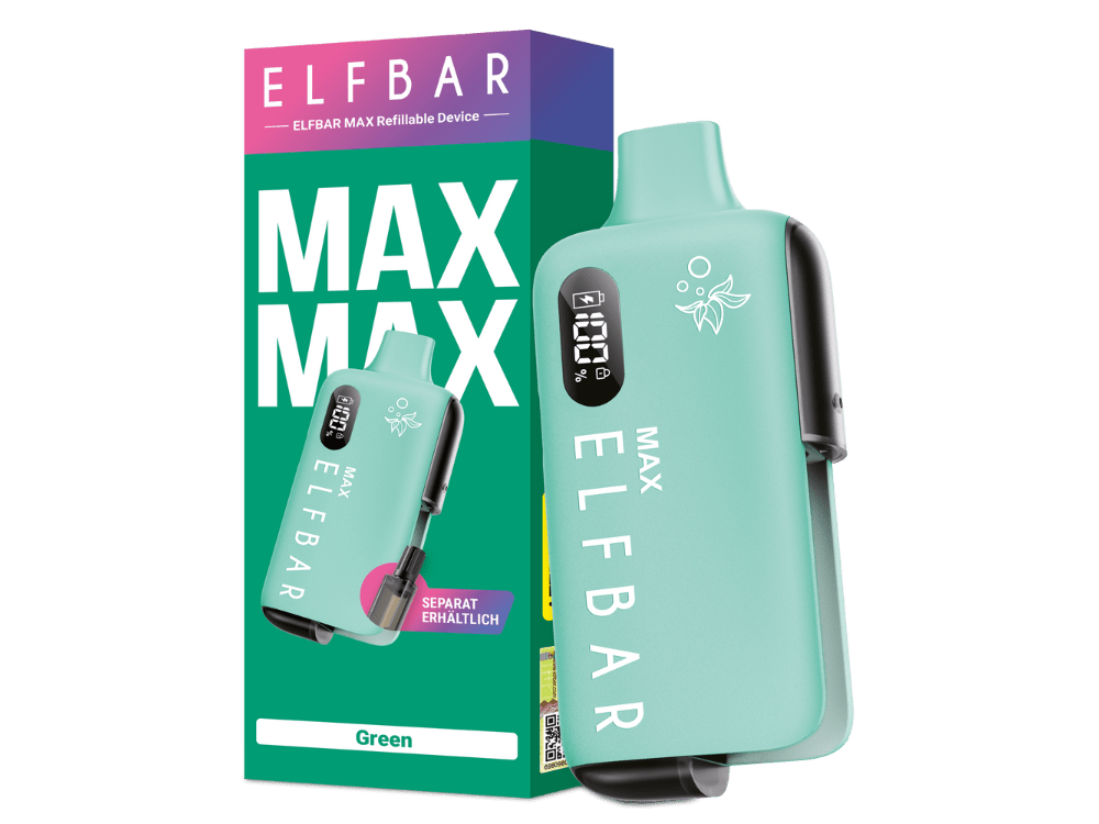 Elfbar Max — 650 mAh Akku wechselbar, 1,5 ml Tank, USB-C Ladung