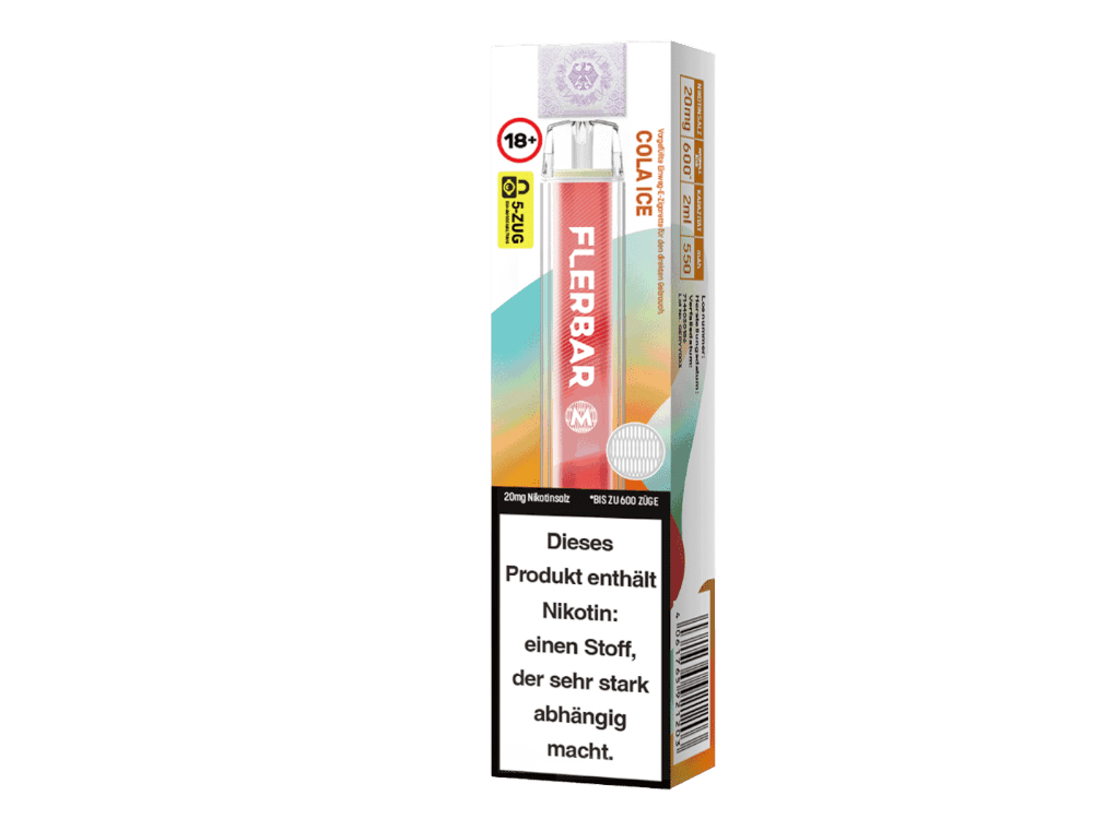 Flerbar M in Cola Ice — 2 ml, 20 mg/ml Nikotinsalz, bis 600 Züge
