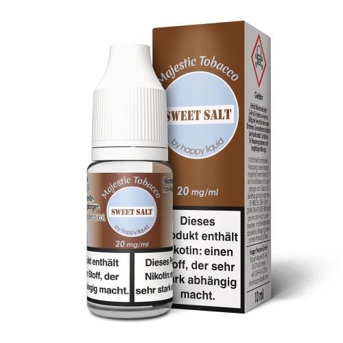 Happy Liquid Sweet Salt Majestic Tobacco Nikotinsalz Liquid