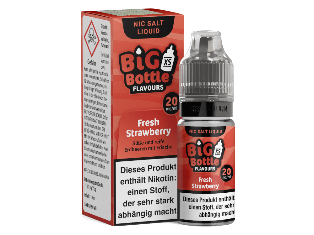 Big Bottle Fresh Strawberry Nikotinsalz Liquid
