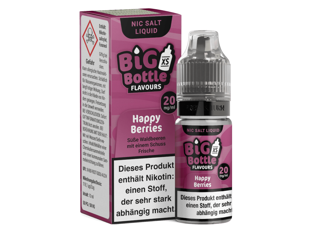 Big Bottle Happy Berries Nikotinsalz Liquid