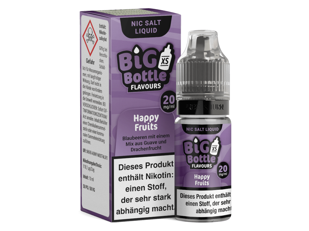 Big Bottle Happy Fruits Nikotinsalz Liquid