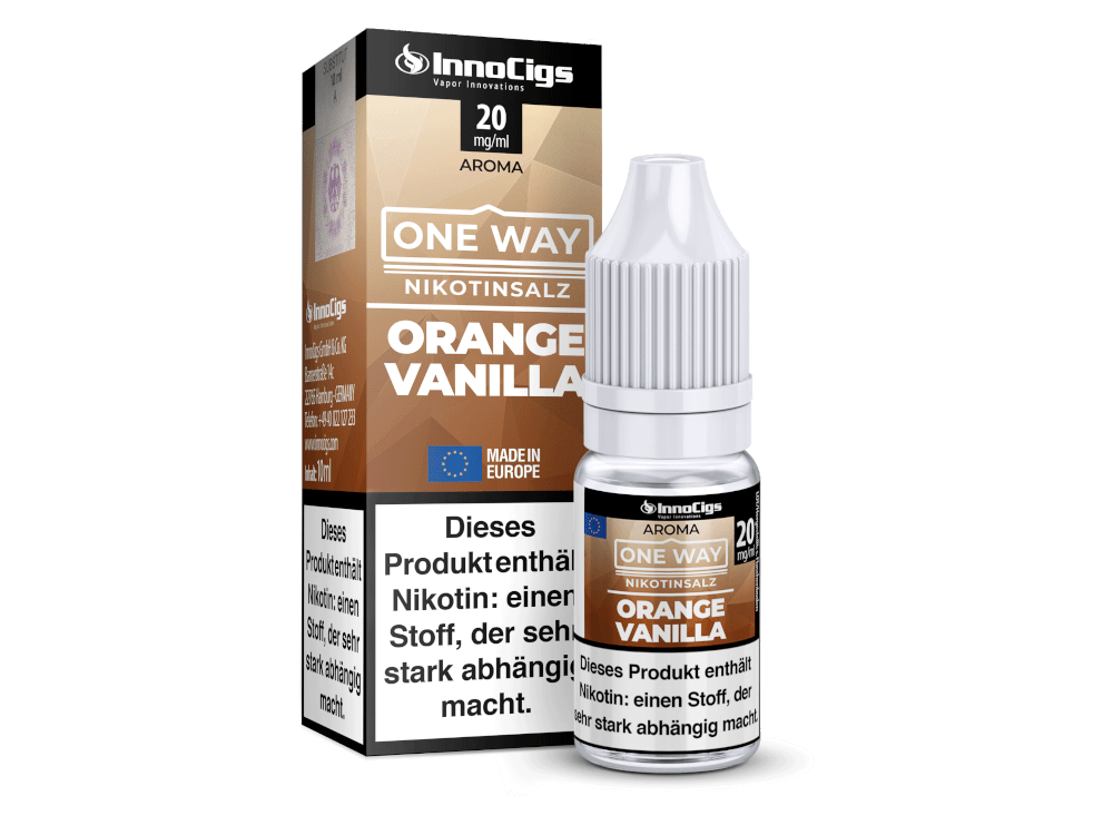 InnoCigs One Way Orange Vanilla Nikotinsalz Liquid