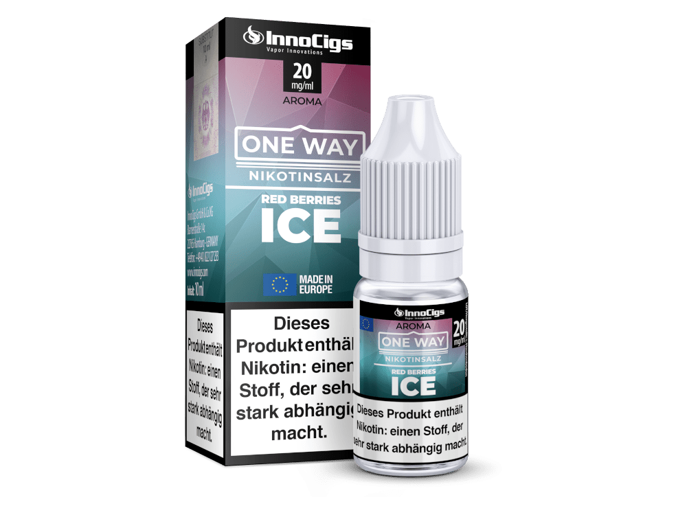 InnoCigs One Way Red Berries Ice Nikotinsalz Liquid