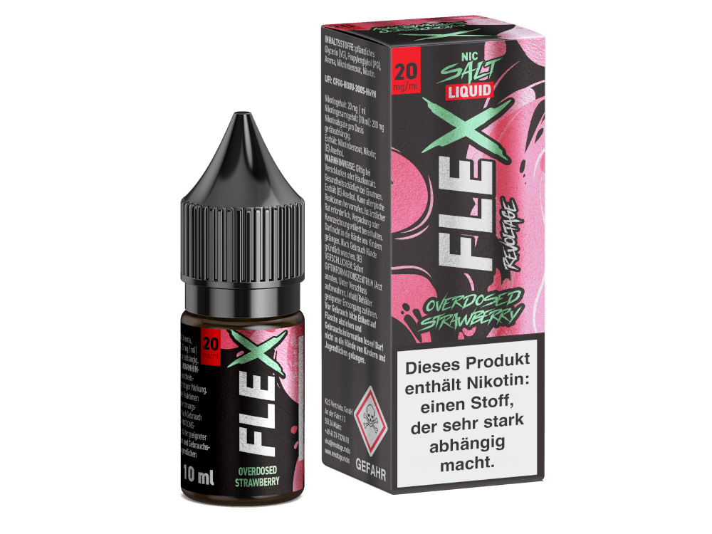 Revoltage FLEX Strawberry Nikotinsalz Liquid