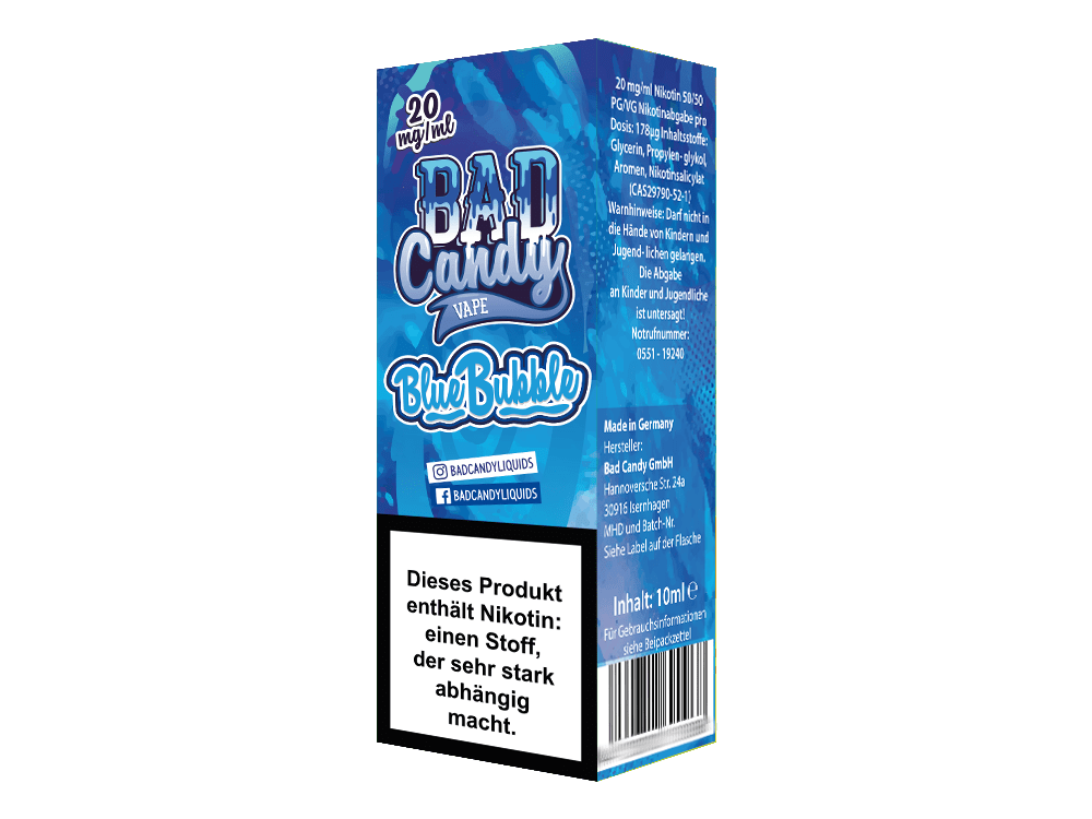 Bad Candy Blue Bubble Nikotinsalz Liquid