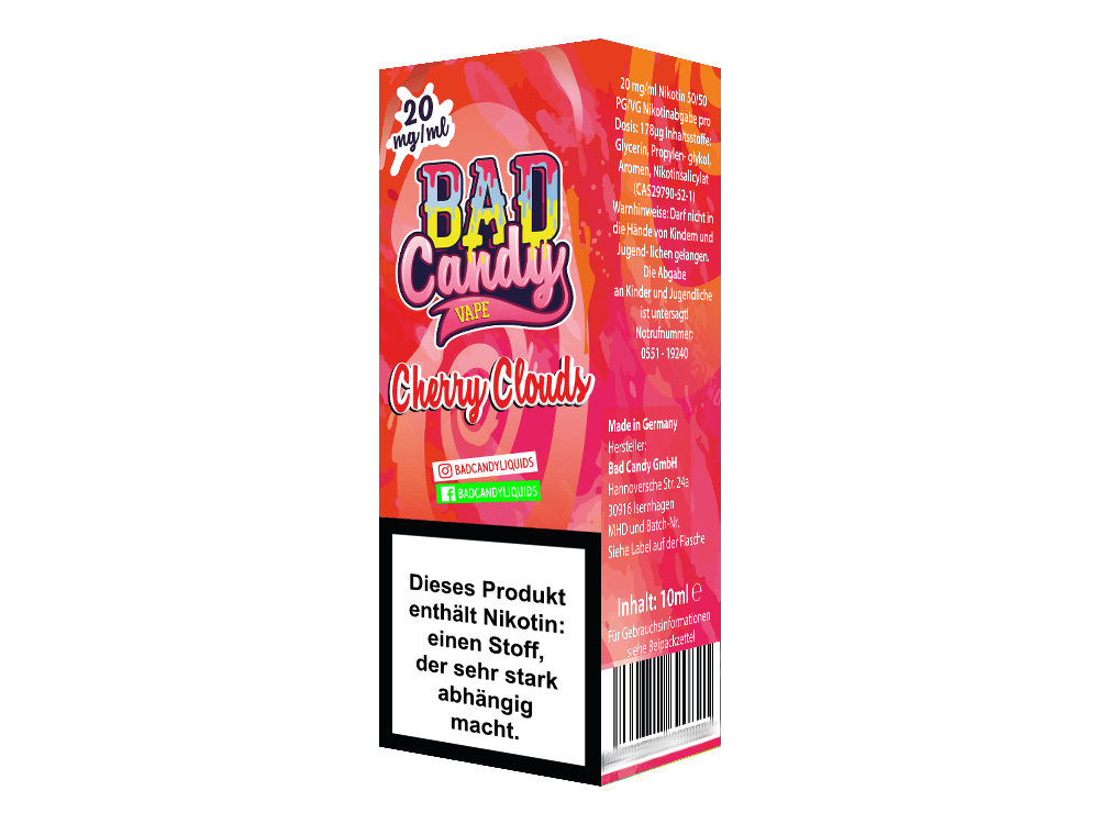 Bad Candy Cherry Cloud Nikotinsalz Liquid