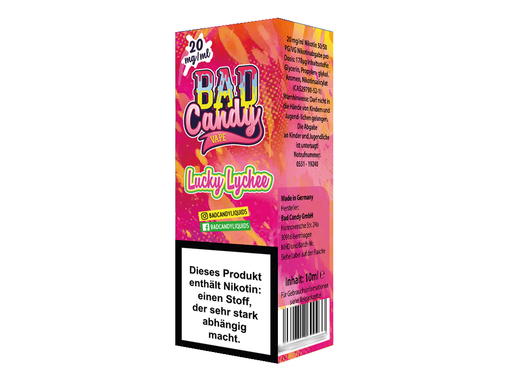 Bad Candy Lucky Lychee Nikotinsalz Liquid