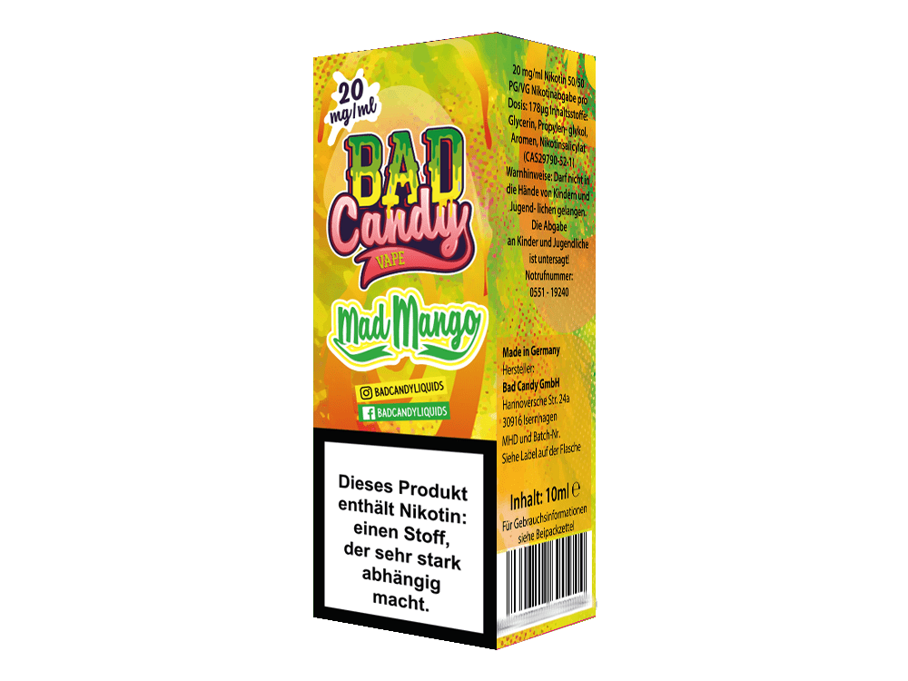 Bad Candy Mad Mango Nikotinsalz Liquid