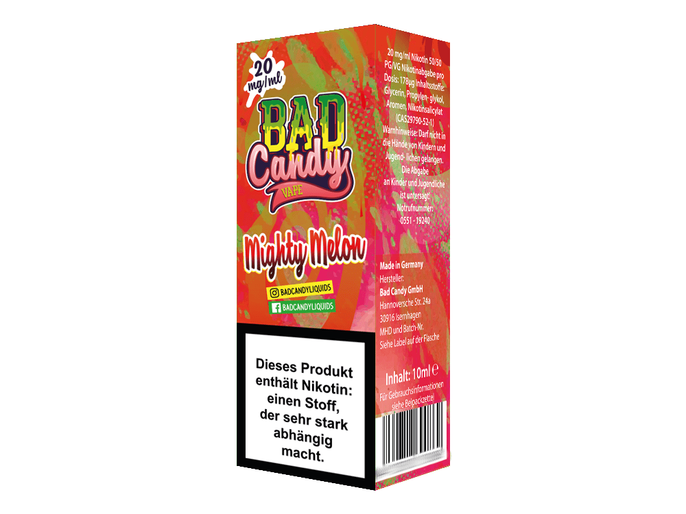Bad Candy Mighty Melon Nikotinsalz Liquid