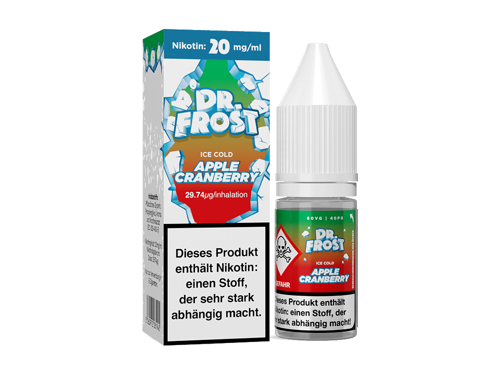 Dr. Frost Ice Cold Apple Cranberry Nikotinsalz Liquid