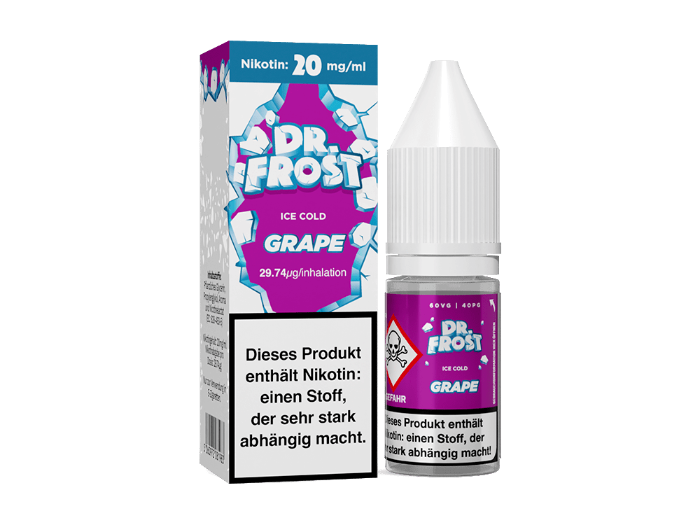 Dr. Frost Ice Cold Grape Nikotinsalz Liquid