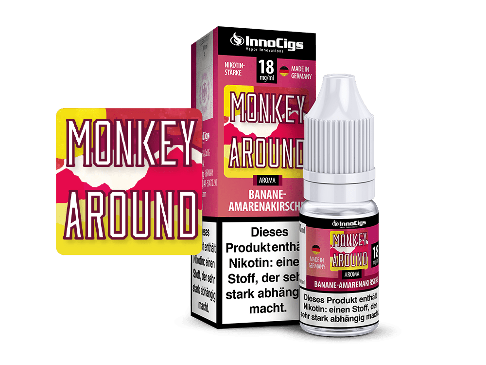 InnoCigs Monkey Around Banane-Amarenakirsche Aroma Liquid