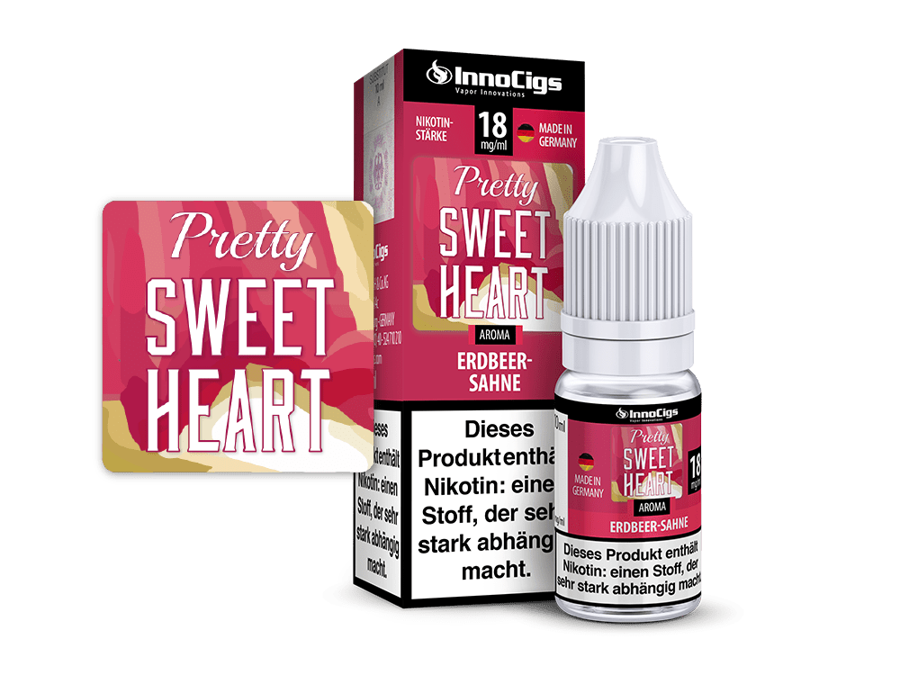 InnoCigs Pretty Sweetheart Sahne-Erdbeer Aroma Liquid
