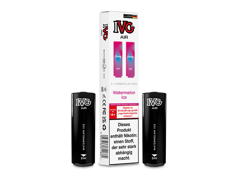 ivg e zigarette IVG Air – Blue Sour Raspberry – Prefilled Pod 2er Pack 2ml 20mg main image 1