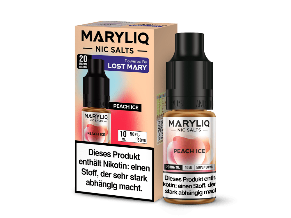 MARYLIQ Peach Ice Nikotinsalz Liquid