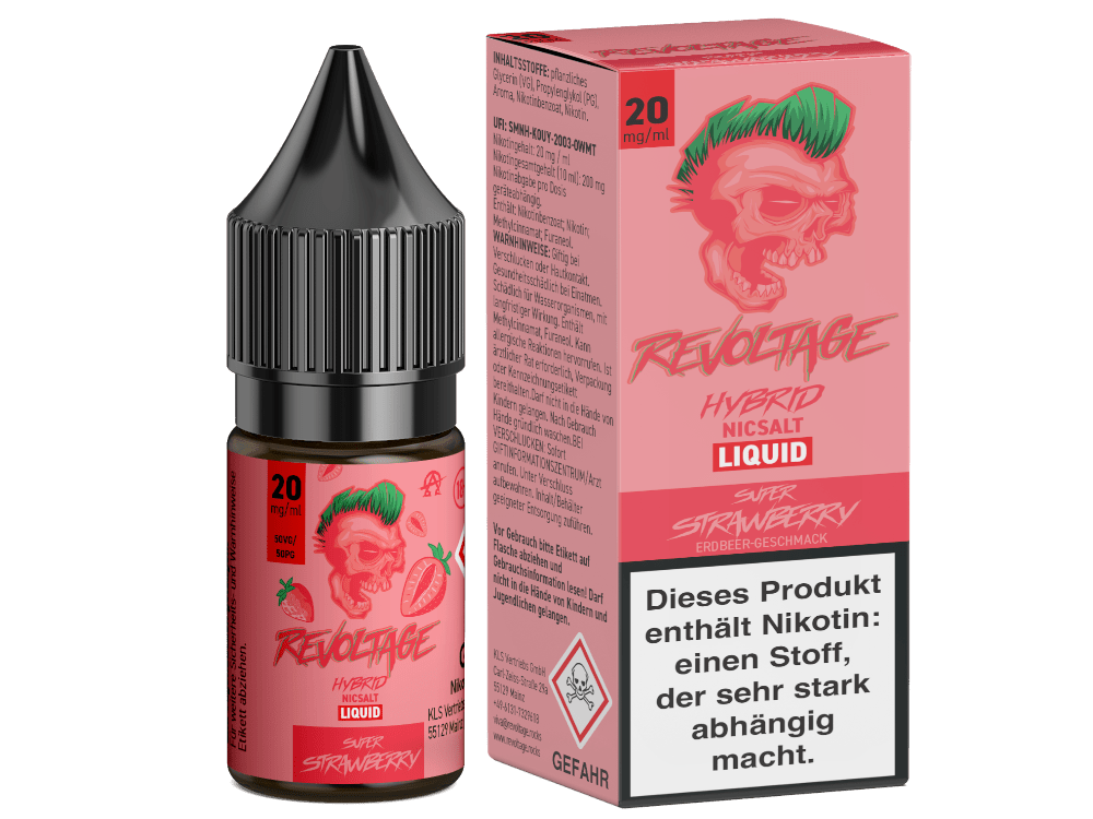 Revoltage Super Strawberry Hybrid Nikotinsalz Liquid