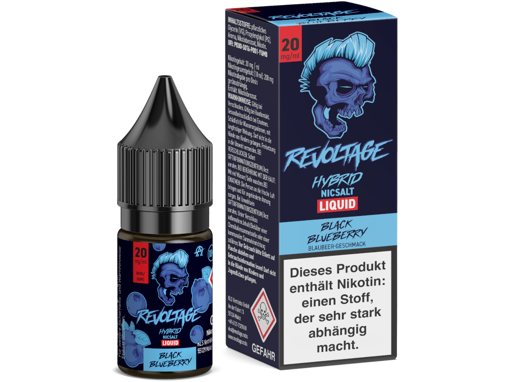 Revoltage Black Blueberry Hybrid Nikotinsalz Liquid