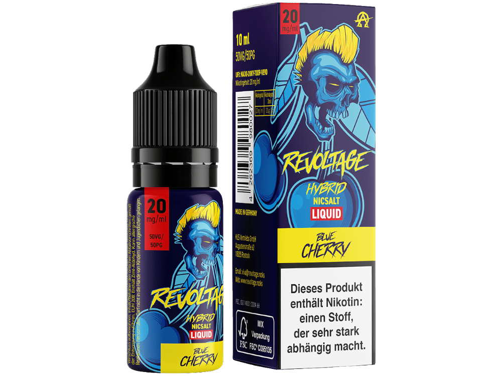 Revoltage Blue Cherry Hybrid Nikotinsalz Liquid