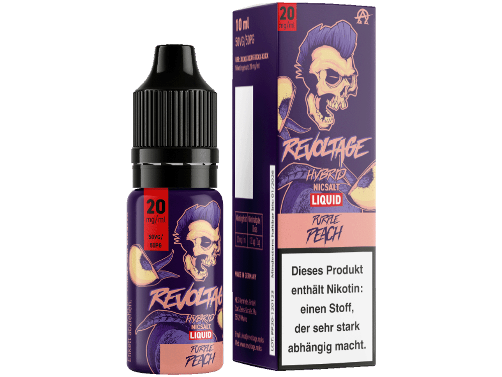 Revoltage Purple Peach Hybrid Nikotinsalz Liquid
