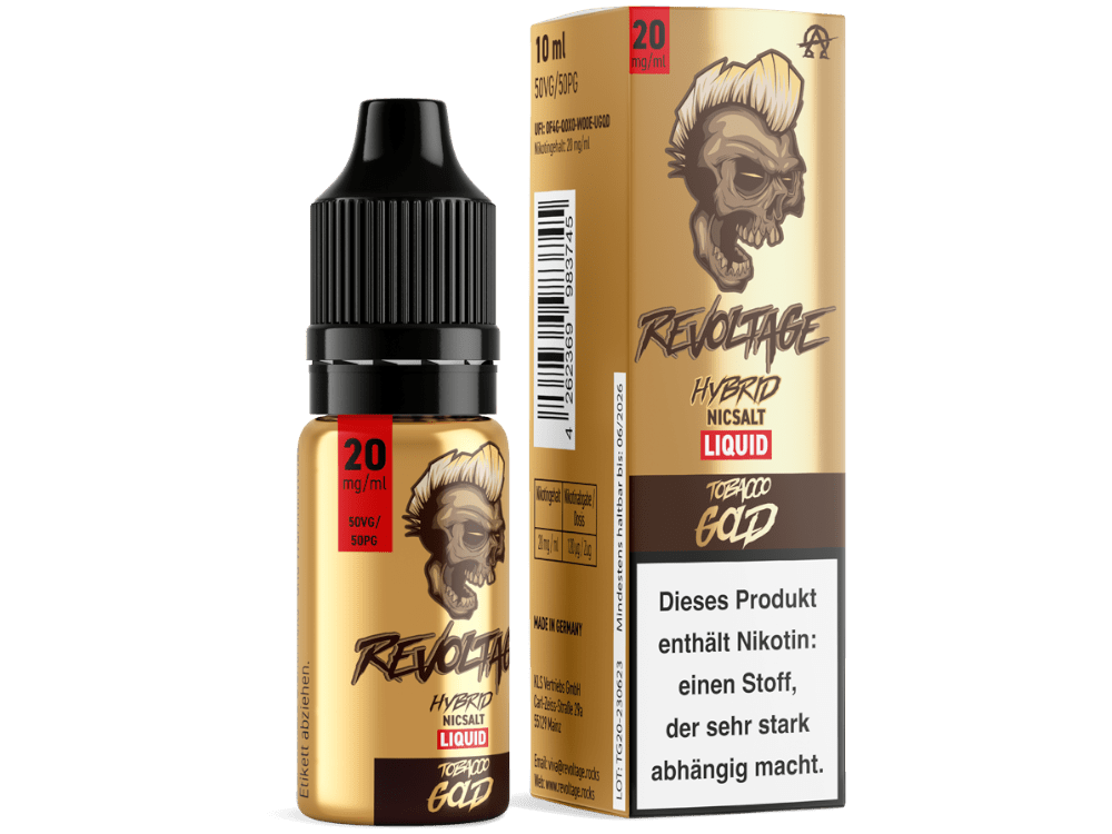 Revoltage Tobacco Gold Hybrid Nikotinsalz Liquid