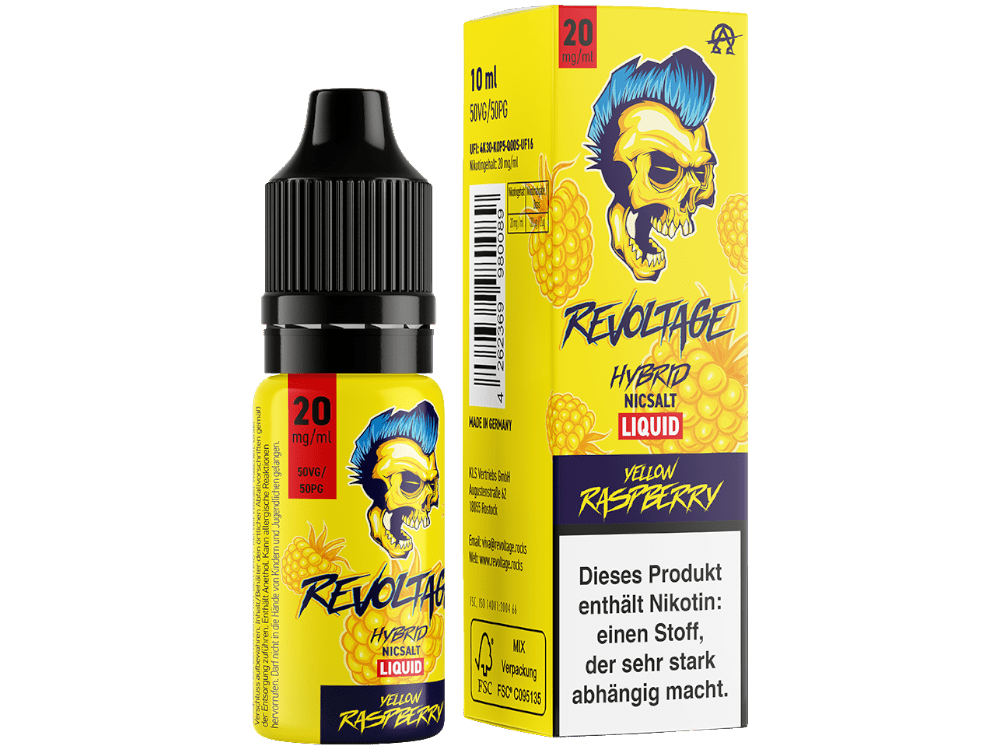 Revoltage Yellow Raspberry Hybrid Nikotinsalz Liquid
