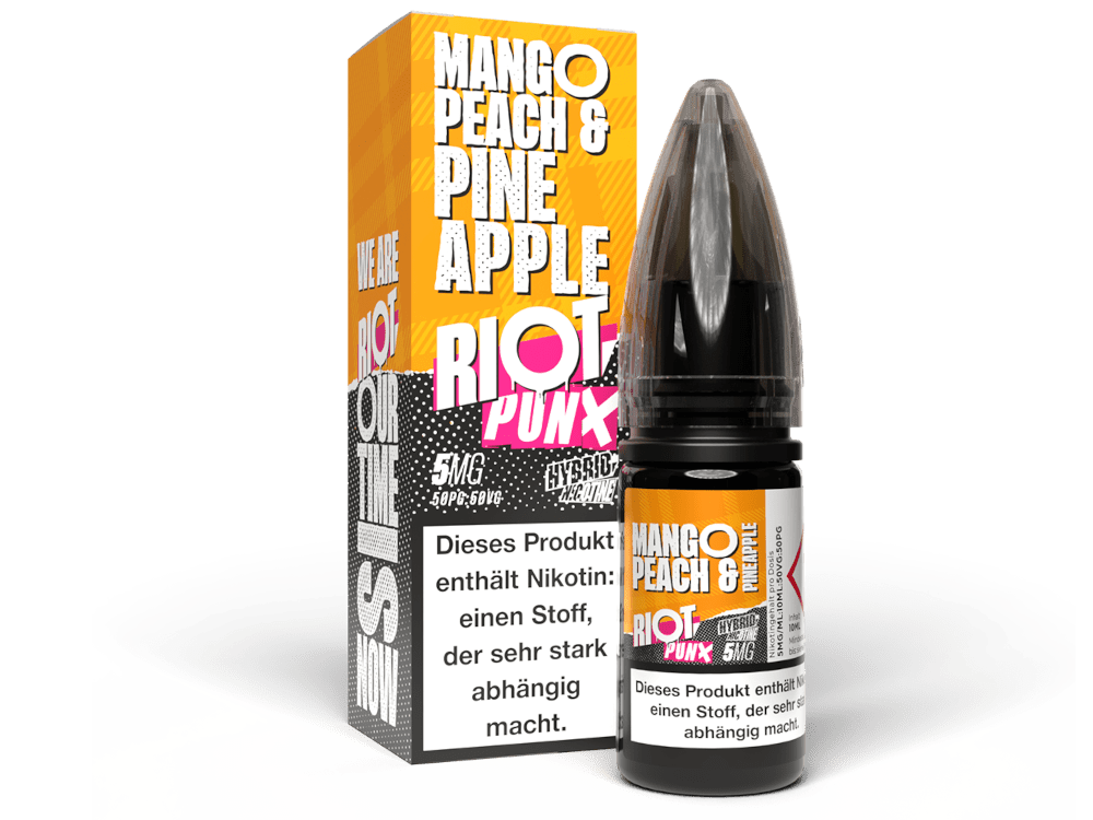 Riot Squad PUNX Mango, Peach & Pineapple Hybrid Nikotinsalz Liquid
