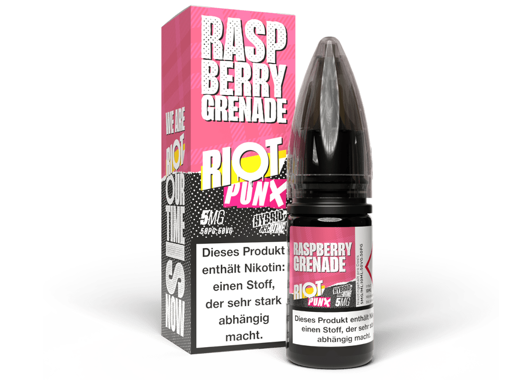 Riot Squad PUNX Raspberry Grenade Hybrid Nikotinsalz Liquid