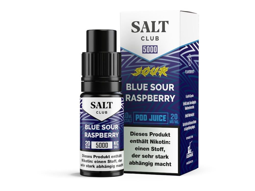 Salt Club 5000 Blue Sour Raspberry Nikotinsalz Liquid