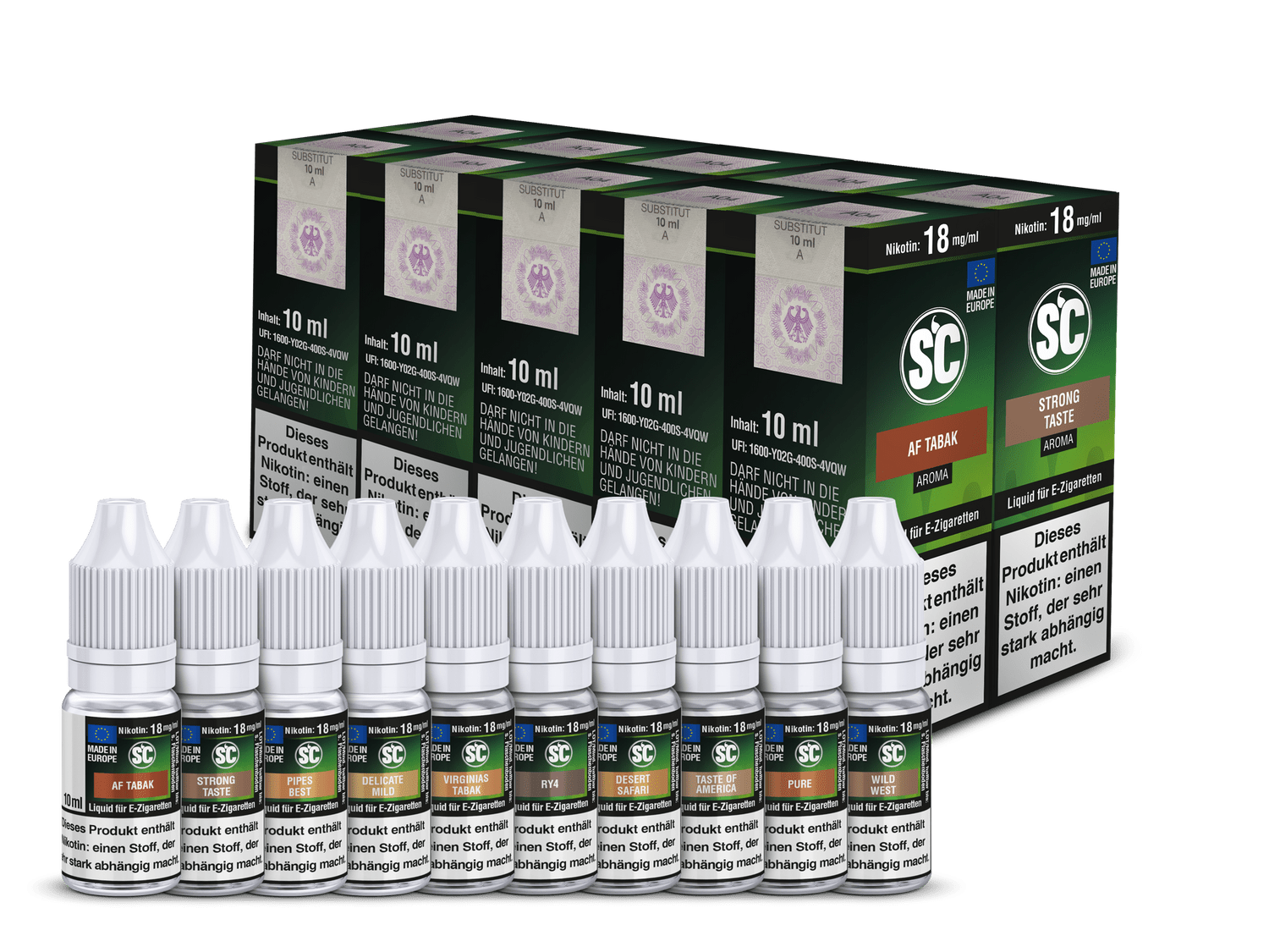 SC Tobacco Liquid Probierbox