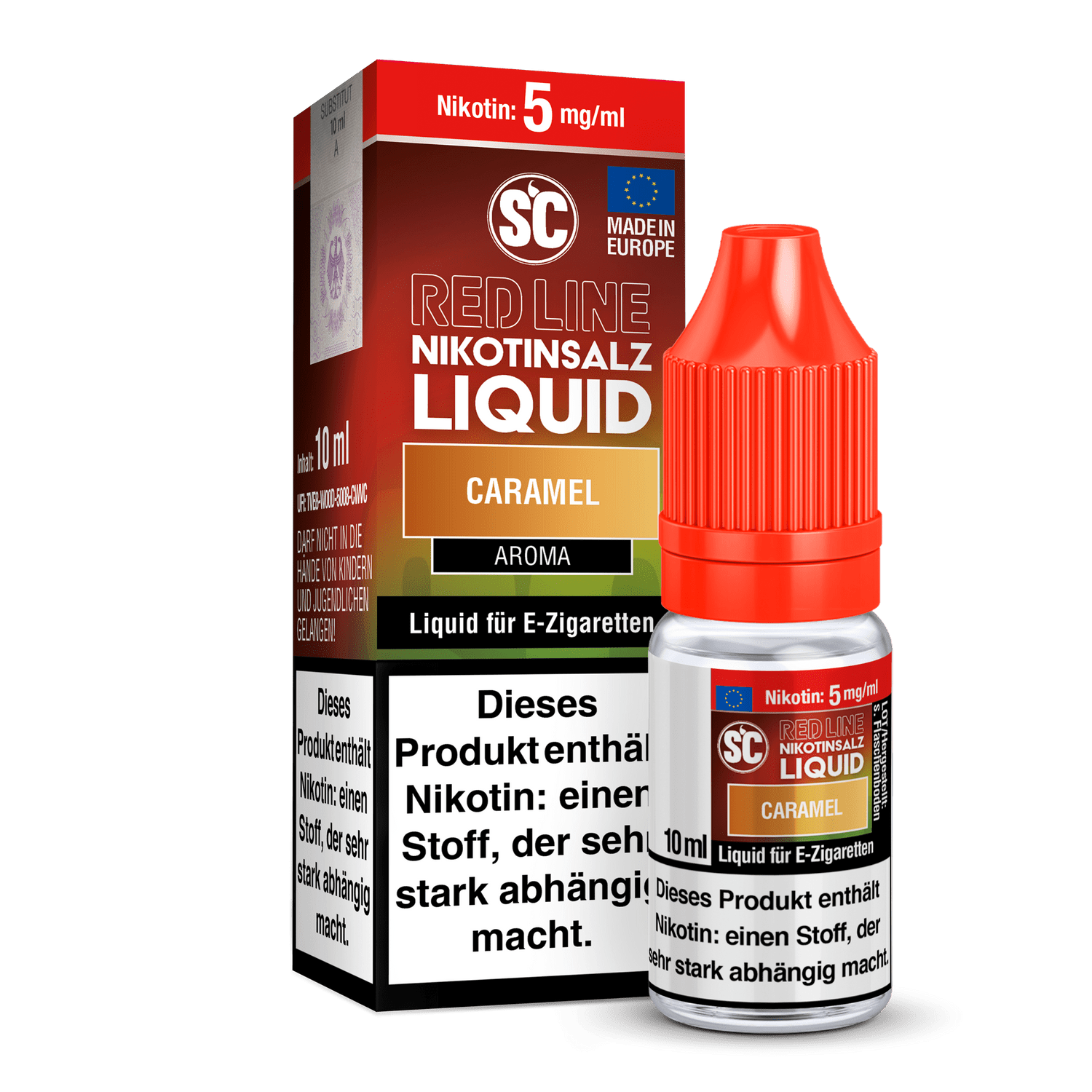 SC Red Line Caramel Nikotinsalz Liquid