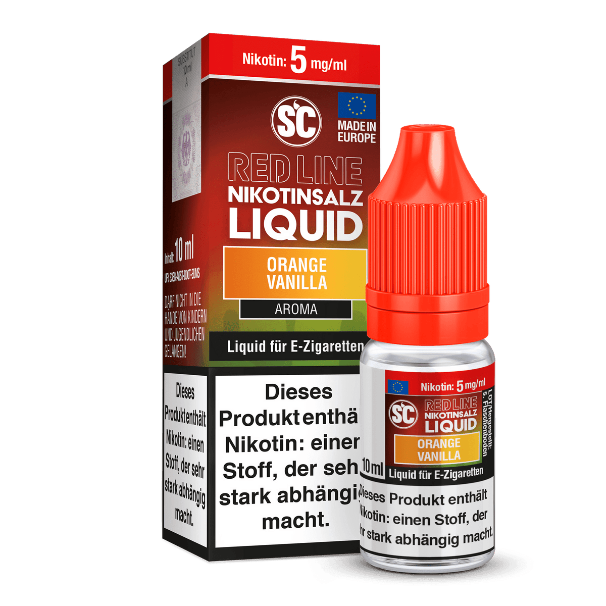SC Red Line Orange Vanilla Nikotinsalz Liquid