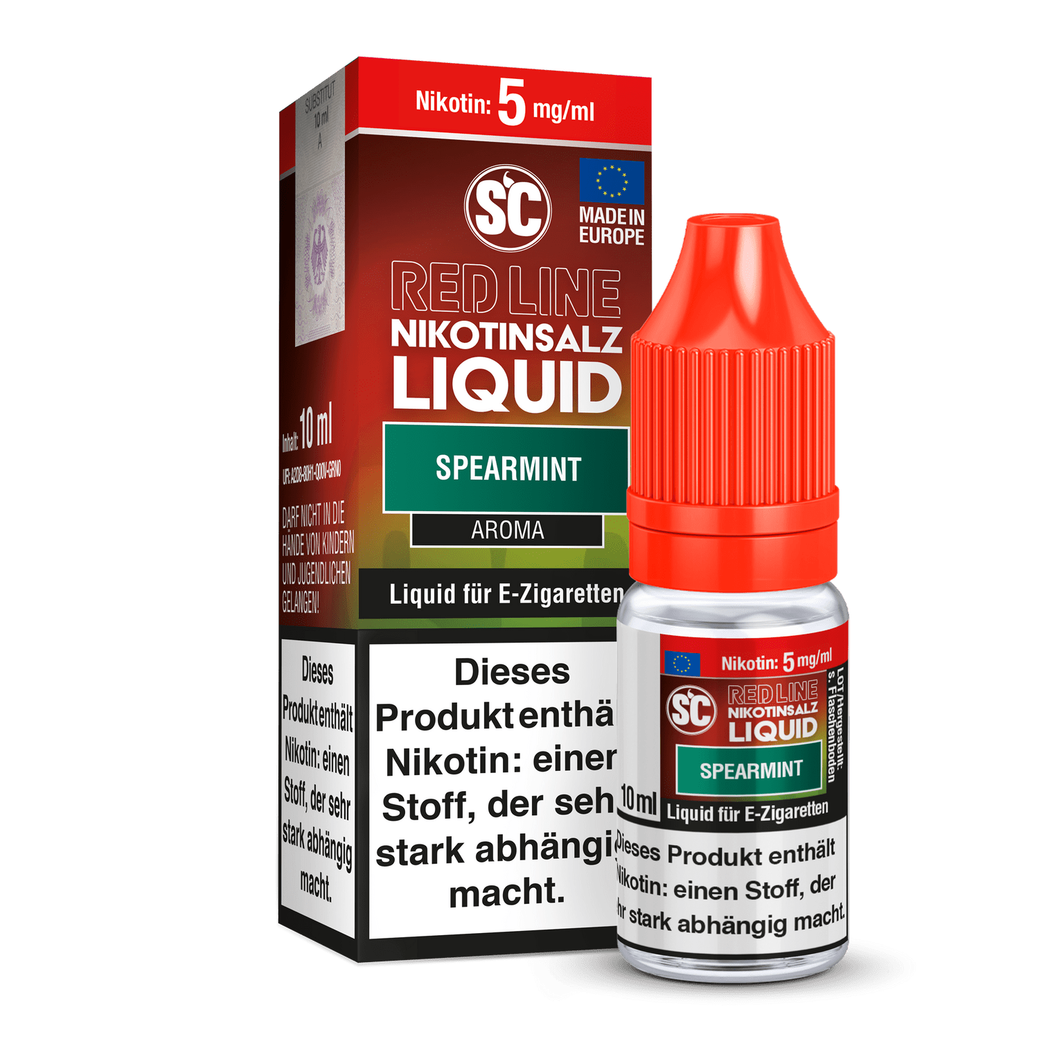 SC Red Line Spearmint Nikotinsalz Liquid