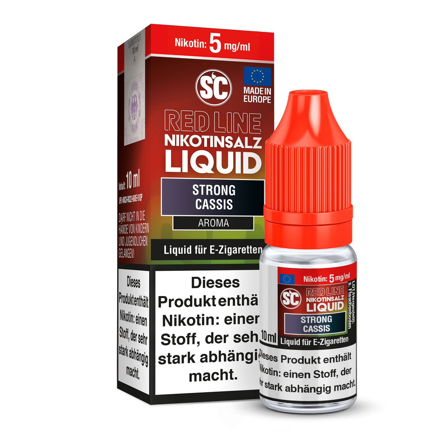 SC Red Line Strong Cassis Nikotinsalz Liquid