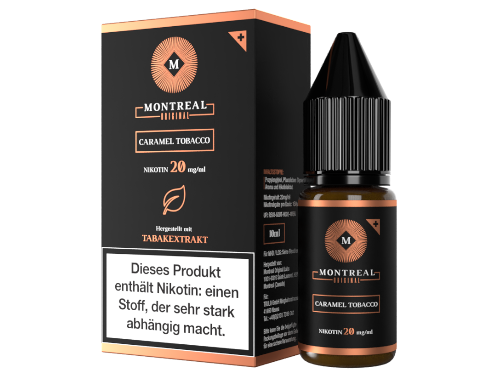 Montreal Original Caramel Tobacco Nikotinsalz Liquid