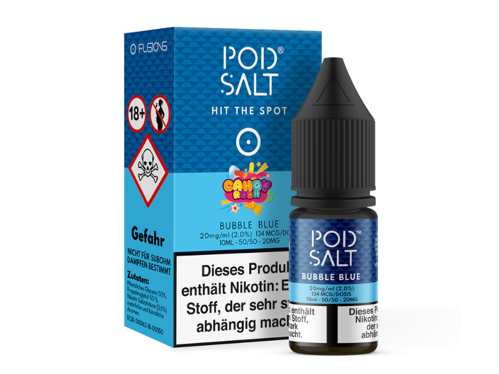Pod Salt Fusion Bubble Blue Nikotinsalz Liquid