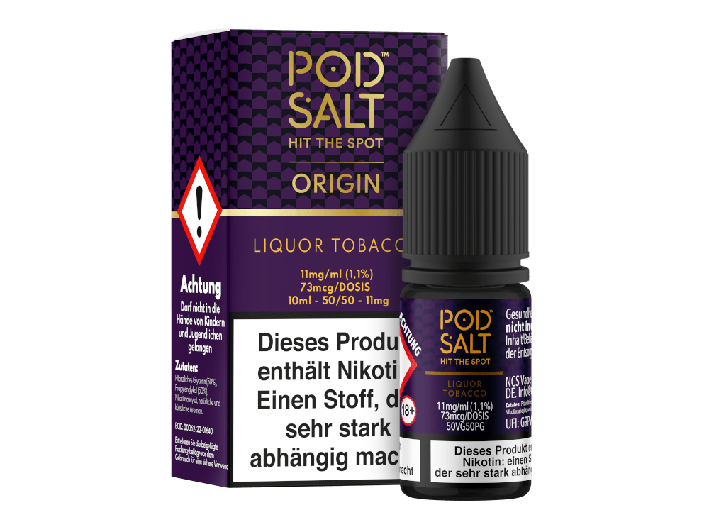 Pod Salt Origin Liquor Tobacco Nikotinsalz Liquid